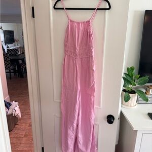 Old Navy Light Pink Sleeveless Jumpsuit